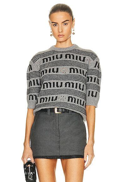 sweater miu miu|miumiu cashmere sweater.